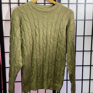 Vintage Eric Rides Cable Knit Sweater Size L